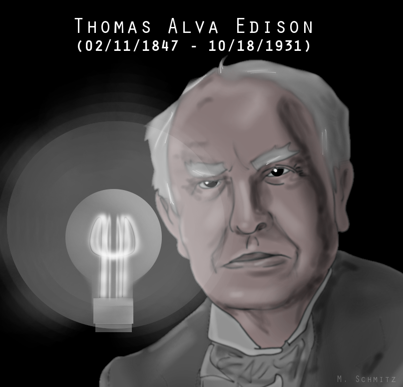 Thomas A. Edison by M. Schmitz